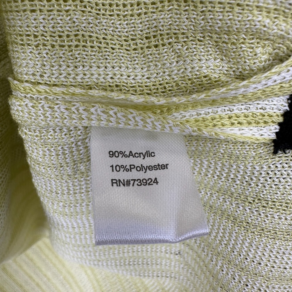 Ming Wang Cardigan Sweater Jacket Size 1X Stretch Knit Open Front Half Sleeve - Picture 10 of 12